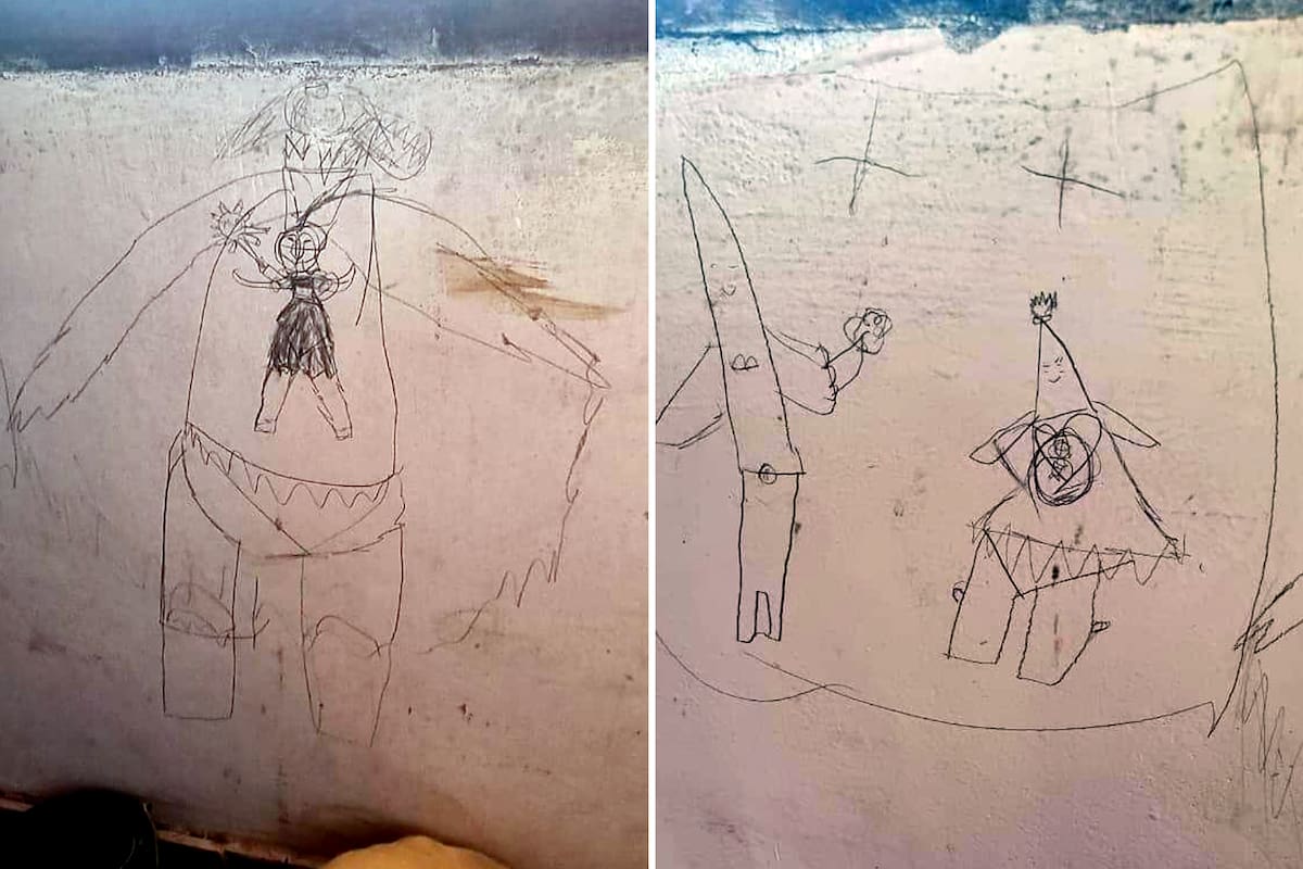 Los dibujos por los que descubrieron que una niña había sido abusada