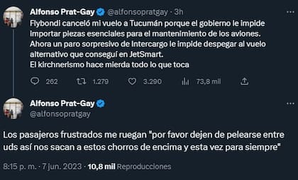 Los dichos de Prat-Gay sobre las cancelaciones y el Gobierno