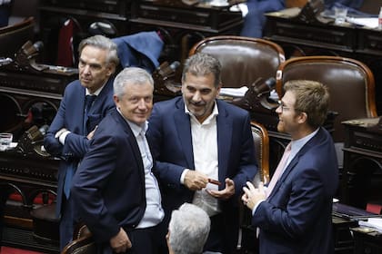 Los diputados de la oposición dialoguista Pichetto, Monzó, Ritondo y Massot