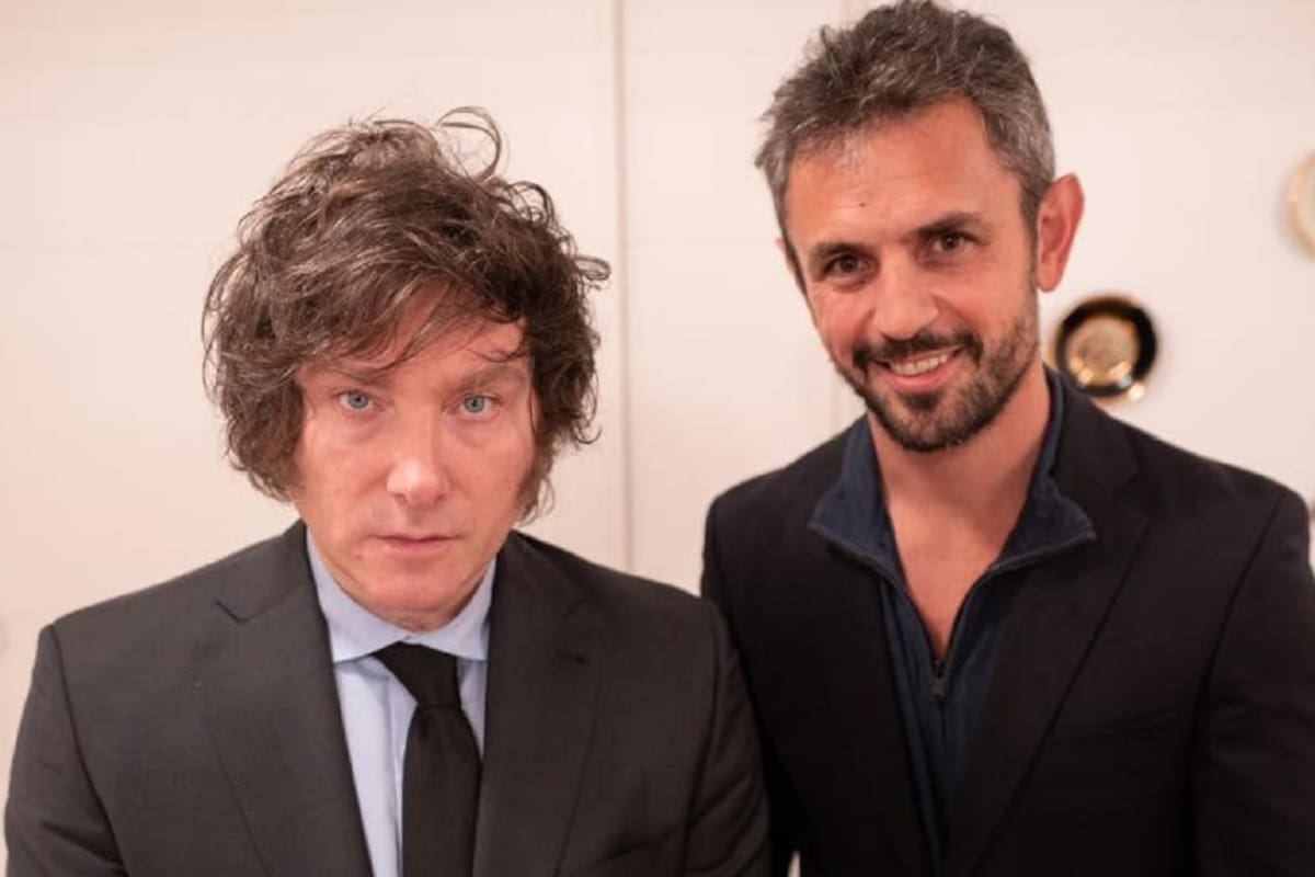 Los diputados Javier Milei y Martín Menem