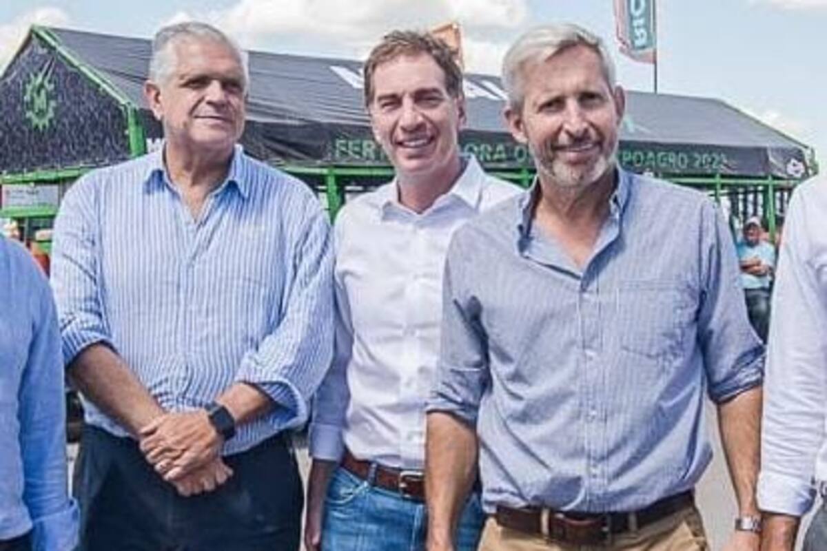 Los diputados Ricardo López Murphy, Diego Santilli y Rogelio Frigerio