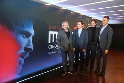 Los directivos de PopArt Sergio Lavié, Matías Loizaga, Roberto Costa y Diego Sáenz.