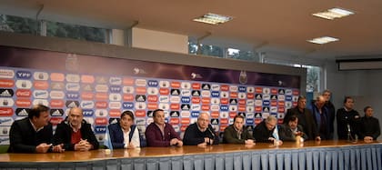 Los dirigentes del Nacional B