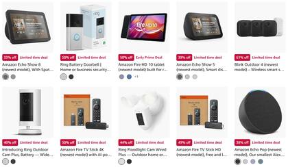 Los dispositivos originales de Amazon presentan descuentos que pueden llegar hasta el 60%, pero algunos son por tiempo limitado (Amazon)