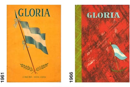 Los distintos diseños de cuadernos Gloria a través de los años