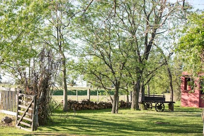Los distintos galpones de La Vigna son espacios para compartir