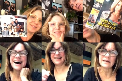 Los divertidos momentos de Carla Peterson y Nancy Duplaá en su "vivo" de Instagram