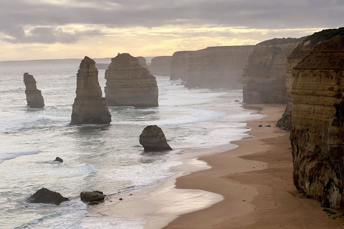 Los Doce Apóstoles, una de las paradas populares de la Great Ocean Road