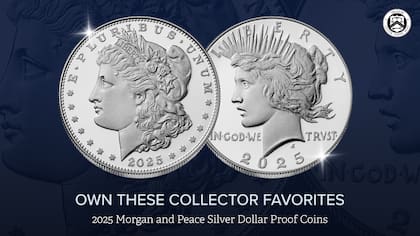 Los dólares de plata Morgan and Peace también cuestan US$95 (Facebook/United States Mint)