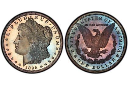 Los dólares Morgan ocupan un lugar destacado en el mercado de coleccionistas de Estados Unidos, pero entre toda la variedad, las piezas acuñadas en 1895 destacan por estas características