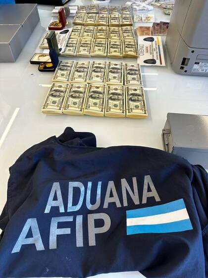 Los dólares secuestrados en los operativos