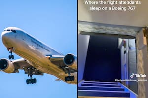 Los dormitorios de las azafatas tienen los mismos lineamientos de seguridad que hay en el resto del avión