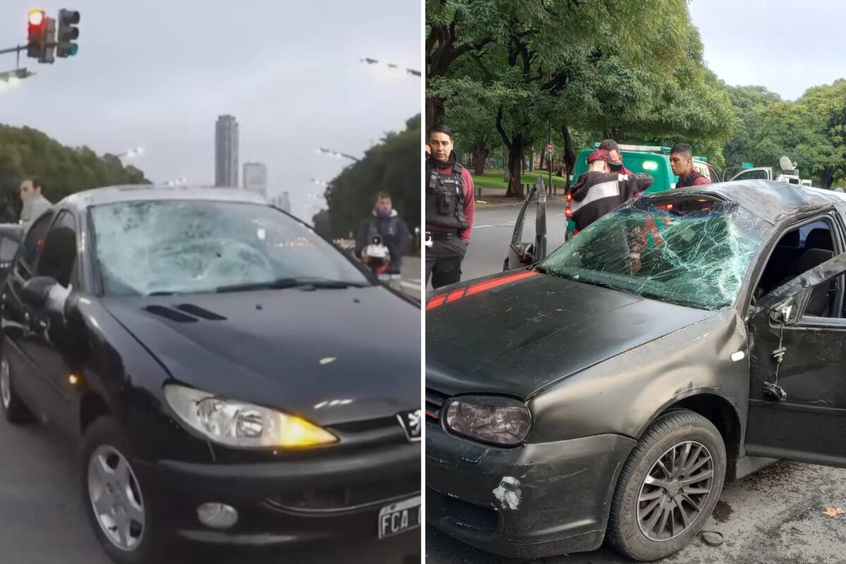 Los dos choques en Palermo
