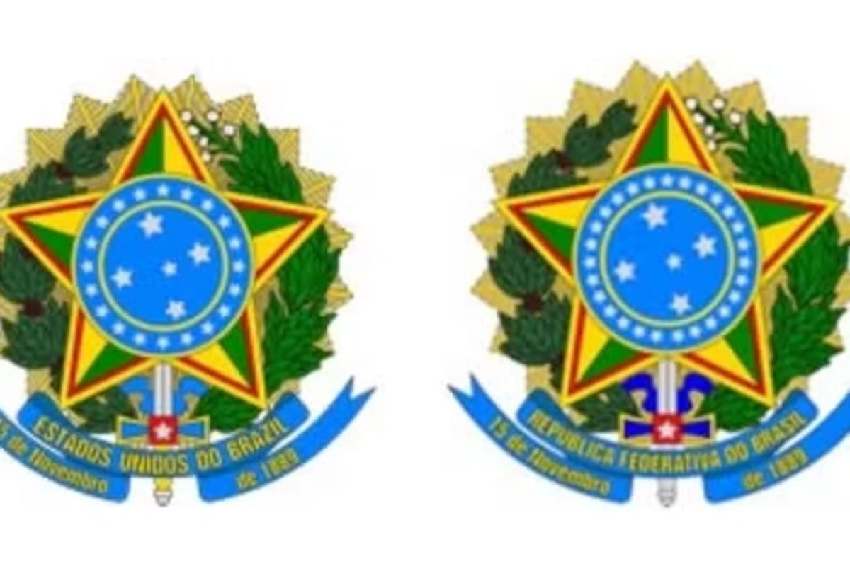 Los dos escudos que uso Bolsonaro en su carta