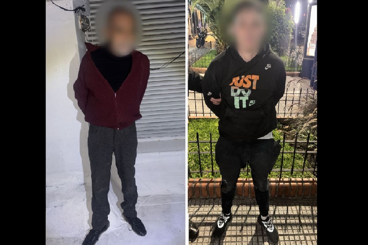Los dos hombres araña detenidos en Palermo