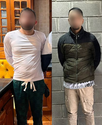 Los dos hombres detenidos fueron identificados por las cámaras