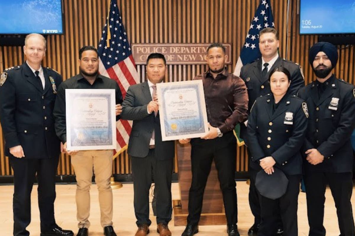 Los dos inmigrantes venezolanos fueron catalogados como héroes por la NYPD