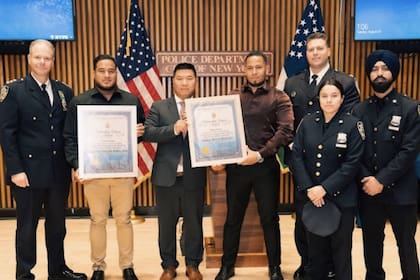 Los dos inmigrantes venezolanos fueron catalogados como héroes por la NYPD