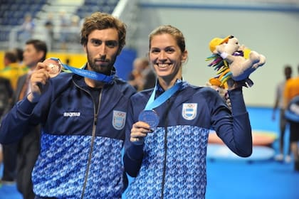 Los dos medallistas argentinos de la jornada en esgrima
