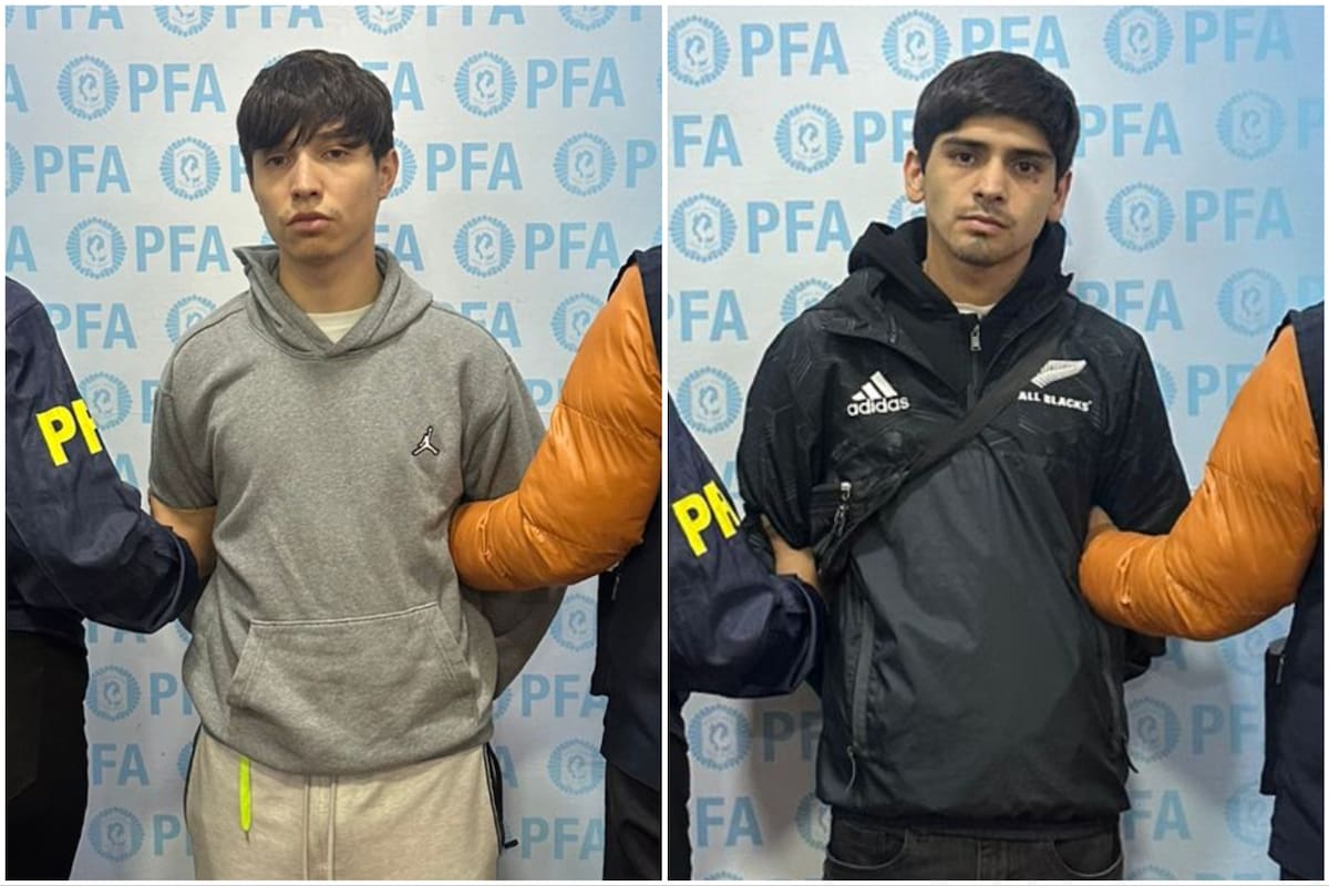 Los dos sospechosos chilenos detenidos en Retiro y que tenían orden de captura emitida por la Justicia de los Estados Unidos