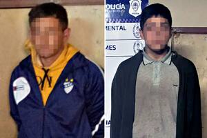 Los dos sospechosos que estarían involucrados en el homicidio de Lucas Cancino