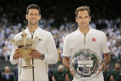 Los dos tenistas que mas dinero han gandao en el historia del tenis, Novak Djokovic y Roger Federer
