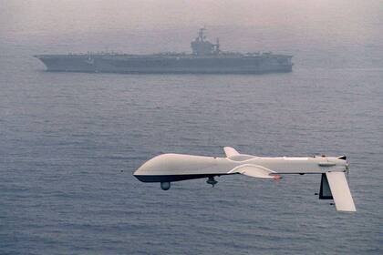 Los drones de Estados Unidos participan de la búsqueda de rehenes israelíes (Archivo)