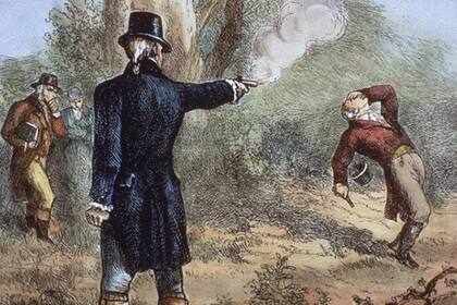 Los duelos con armas blancas o de fuego eran muchas veces la manera de dirimir cuestiones de honor hacie finales del siglo XIX (imagen ilustrativa)