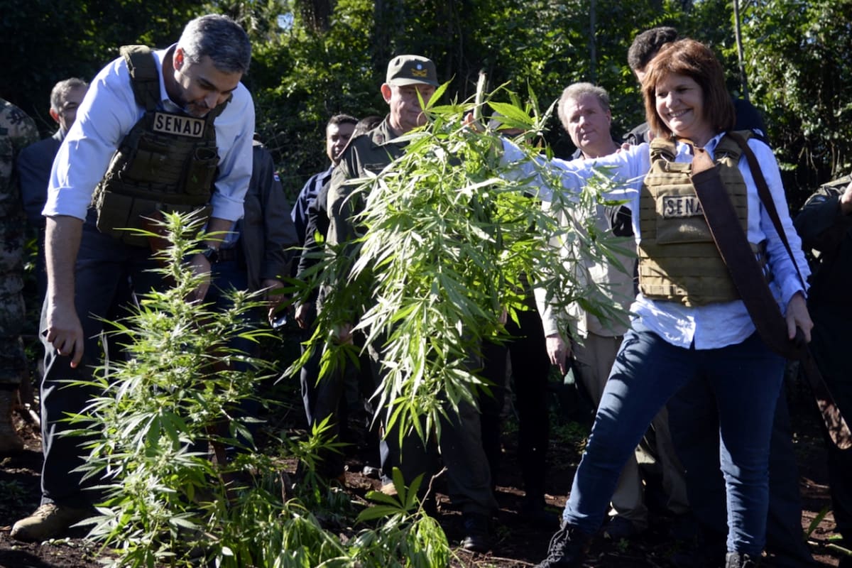 “Los dueños de la droga están del otro lado de la frontera, entonces, estos convenios nos sirven para desarmar las organizaciones desde los dos lados”, sostuvo la ministra Bullrich