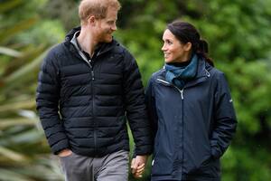 Los duques de Sussex, en una foto tomada durante su viaje a Nueva Zelanda, en 2018.