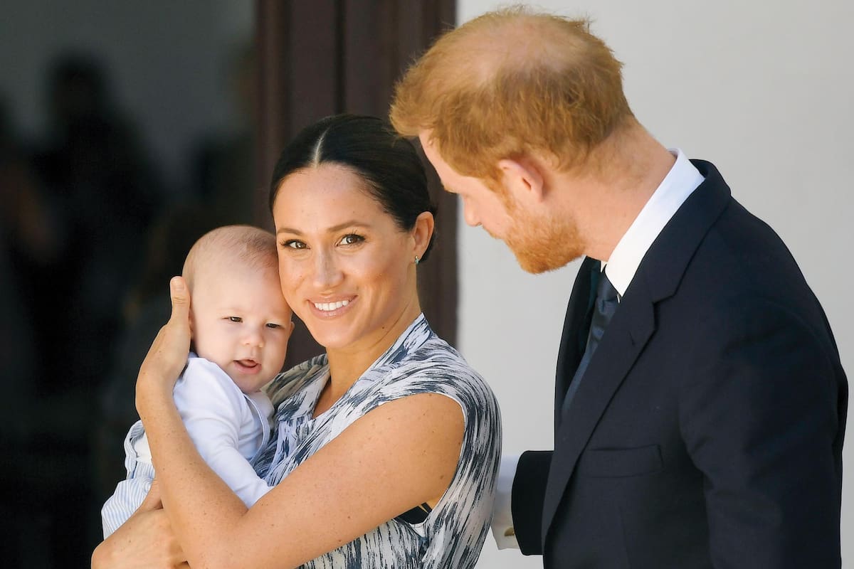 Los duques de Sussex, Harry y Meghan, y su hijo Archie