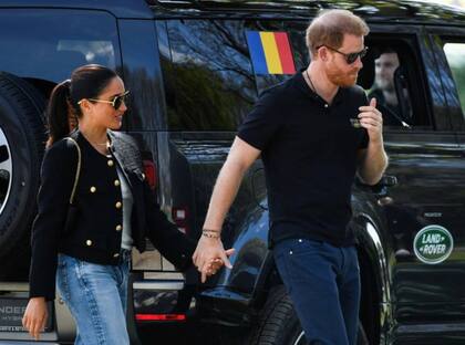 Los duques de Sussex llegan a la ceremonia de inauguración de los juegos