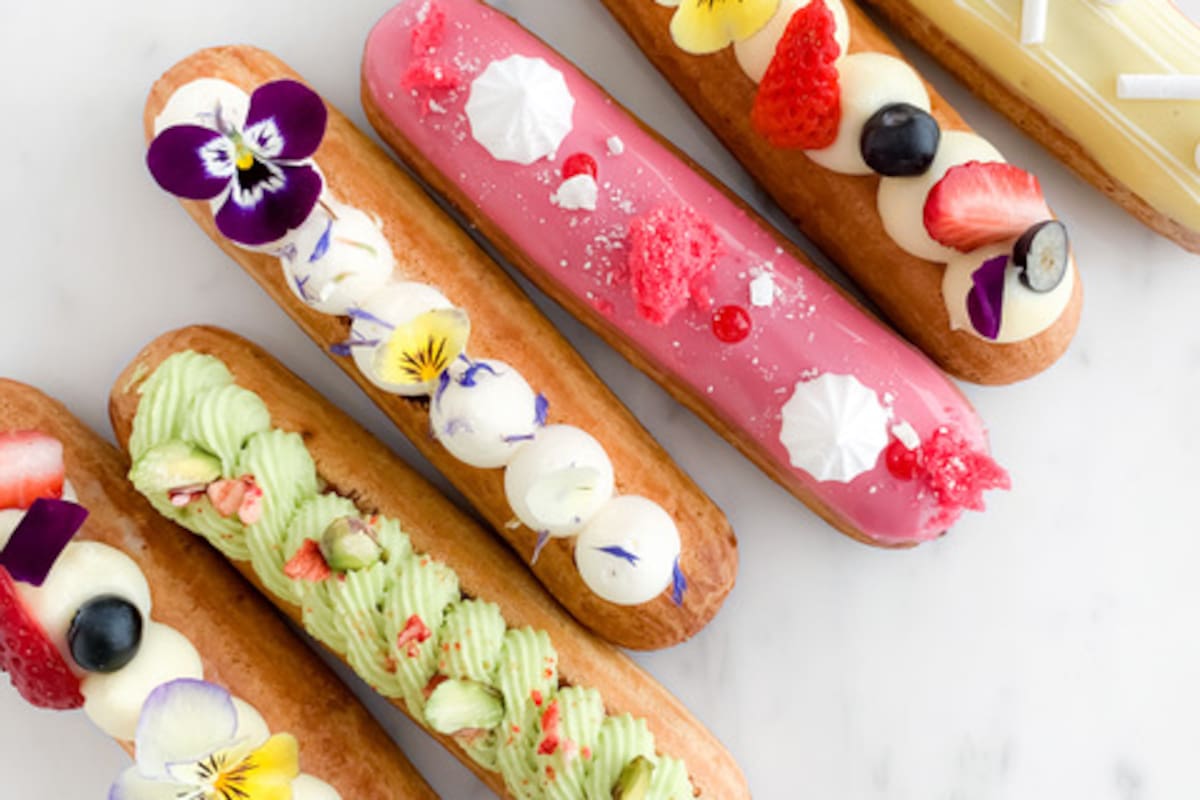 Los eclairs son un clásico de la pastelería francesa
