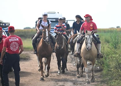 Los efectivos utilizan distintos medios para realizar los rastrillajes en busca de Lian