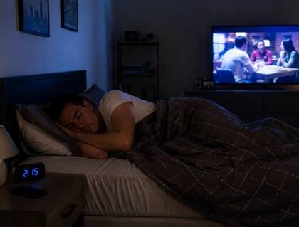 Los efectos en su cuerpo que produce dormir con el televisor encendido