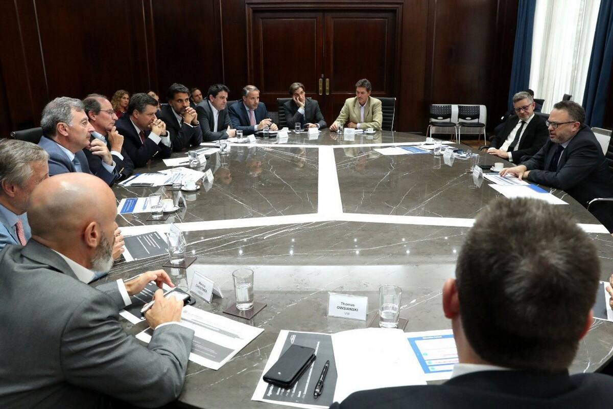 Los ejecutivos tuvieron una reunión "cordial" con Kulfas