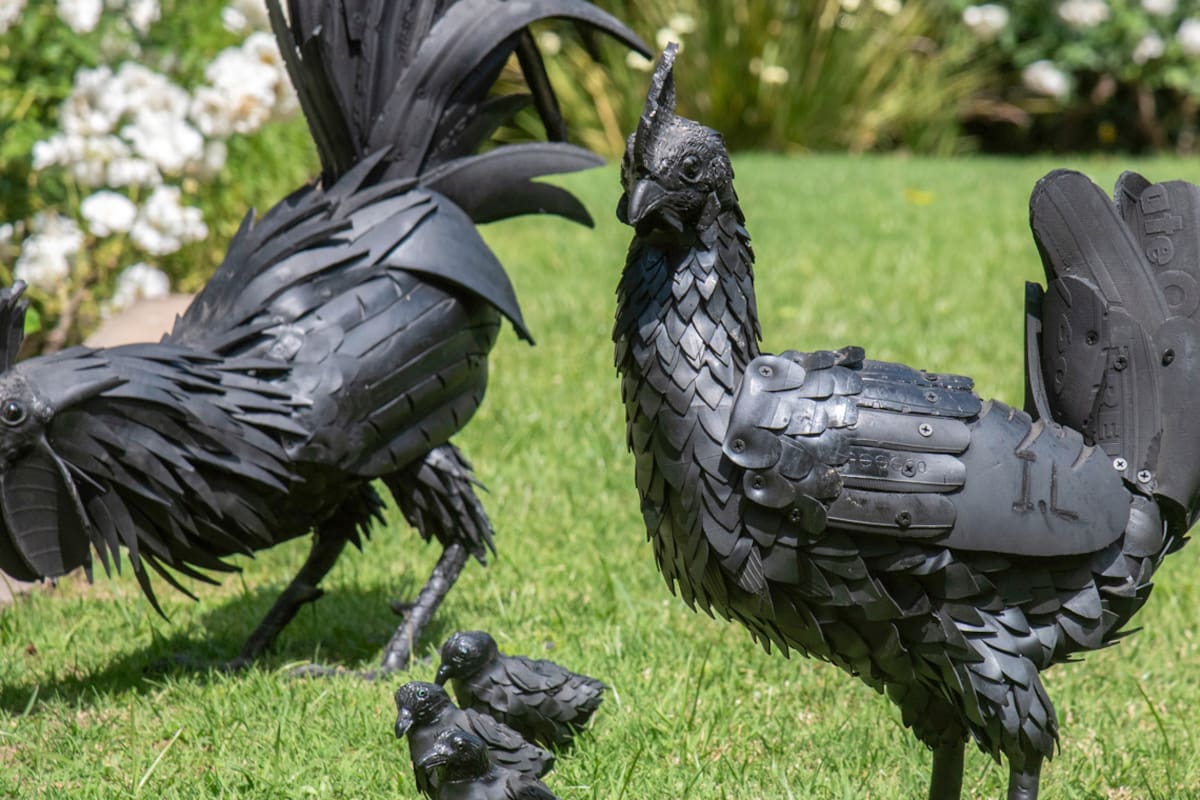 Los elementos inesperados aportan estilo al jardín y lo vuelven memorable