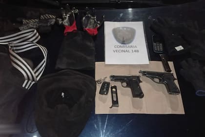 Los elementos secuestrados por la Policía de la Ciudad