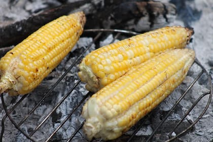 Los elotes no pueden faltar dentro de una parrillada