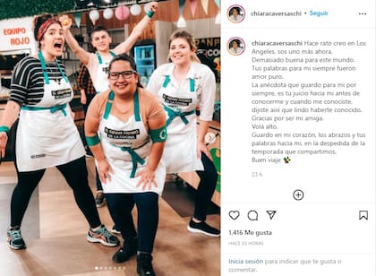 Los emotivos mensajes de los excompañeros de Daniela "Chili" Fernández