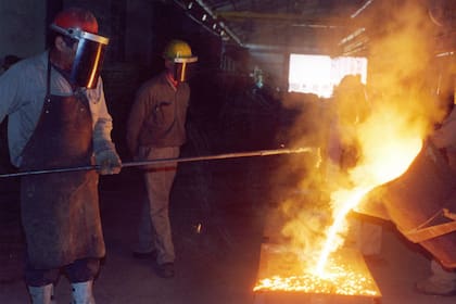 Los trabajadores metalúrgicos del sector de la siderurgia tiene un 36,2 por ciento de aumento en el trimestre