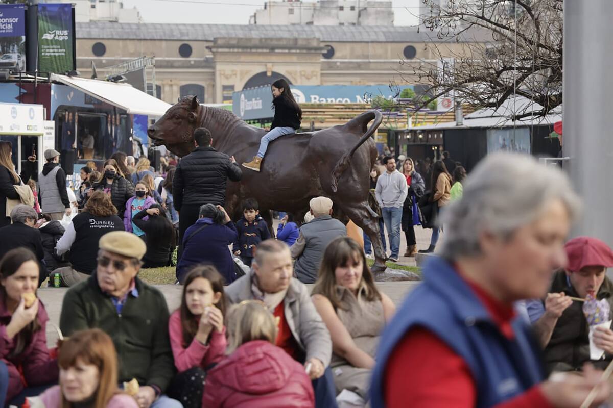 Los empresarios compartieron un almuerzo en la apertura de la Exposición Rural