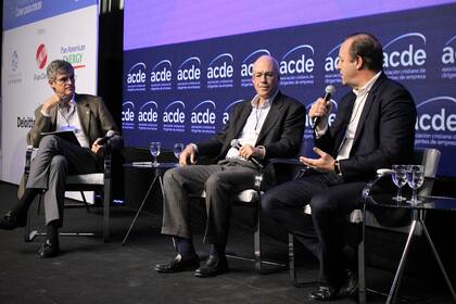 Los empresarios Juan Vaquer y Gonzalo Tanoira participaron de la jornada