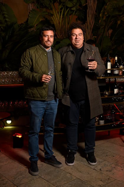 Los enólogos Sebastián Zuccardi y Alejandro Vigil