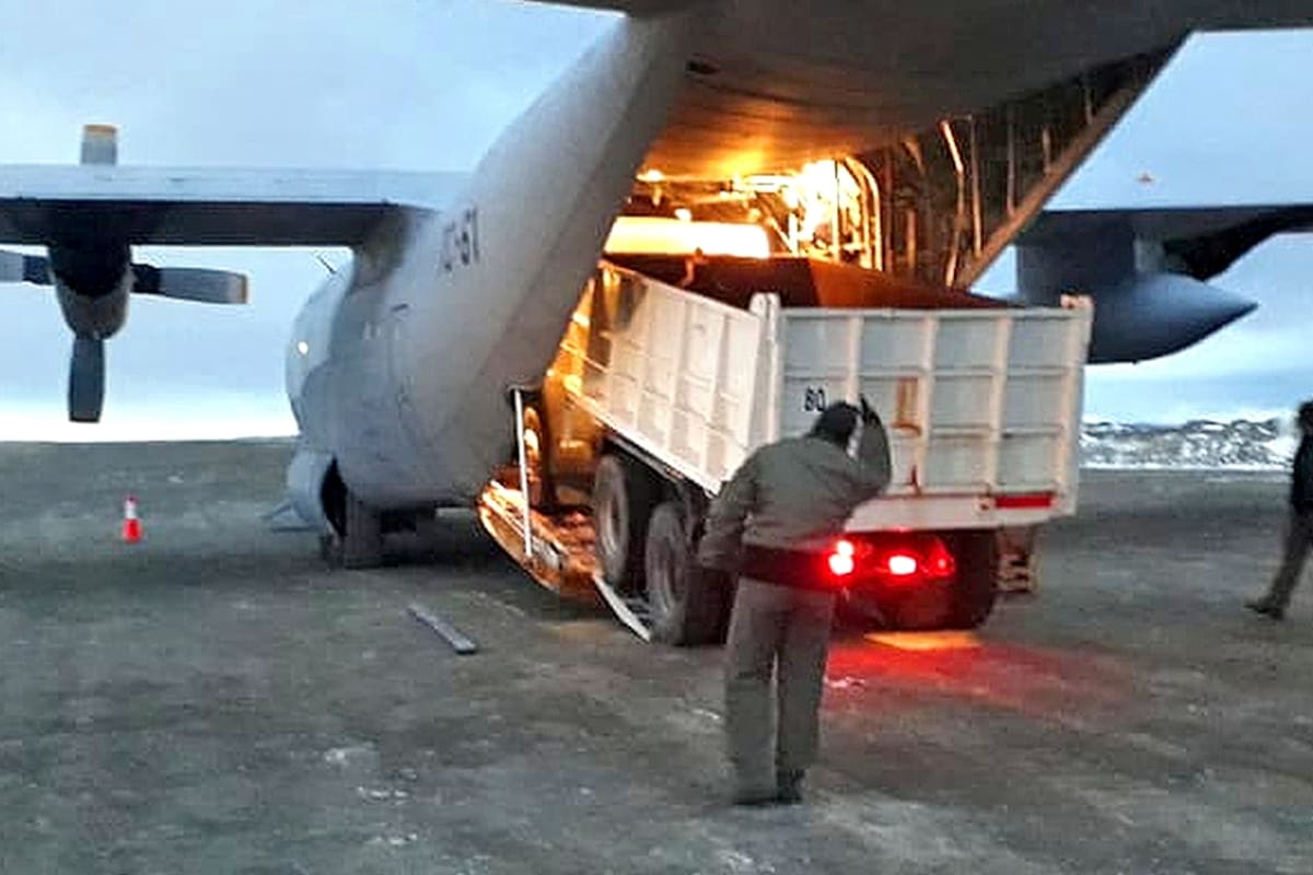 Los equipos de Lázaro Báez ya trabajan en la Antártida