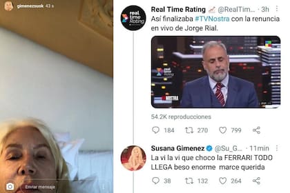 Los errores virtuales de Susana (Foto captura)