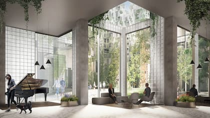 Los espacios de uso común de la construcción futurista