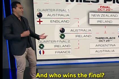 Los especialistas de la cadena Sky Sport de Nueva Zelanda dieron a los Pumas como favoritos para llegar a las semifinales del Mundial de Francia 2023