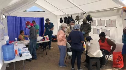 Los especialistas del Instituto Gorgas de Panamá se instalaron en San Vicente, al norte del Darién
