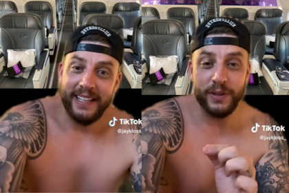 Los esposos decidieron intentar persuadir a su compañero de vuelo, quien no accedió a su petición